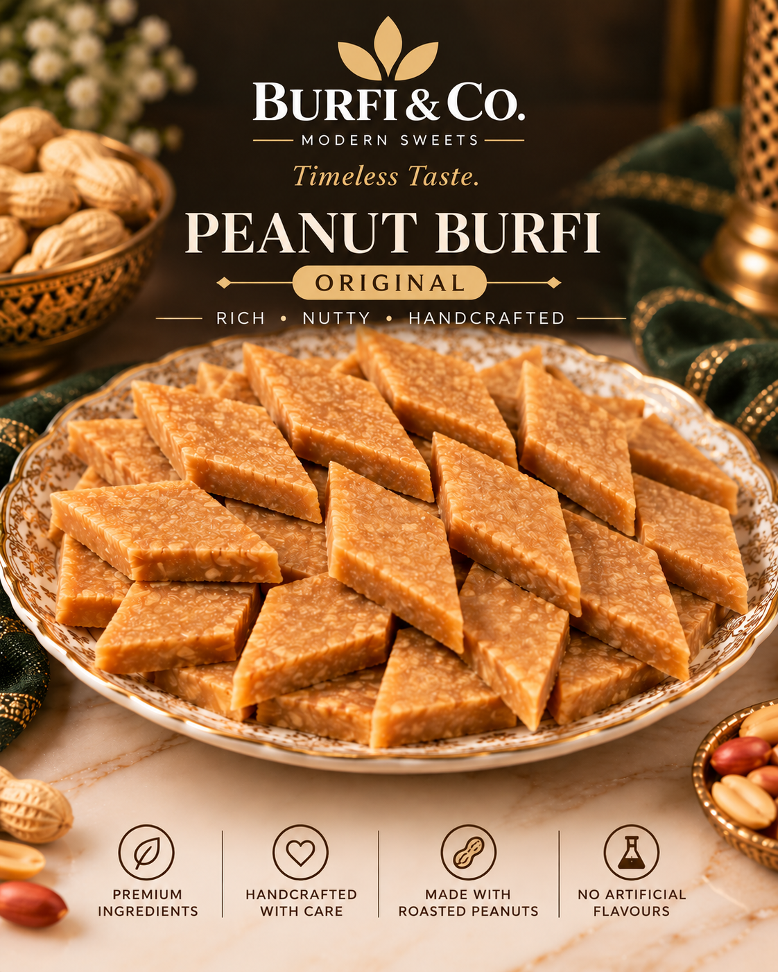 ORIGINAL PEANUT BURFI